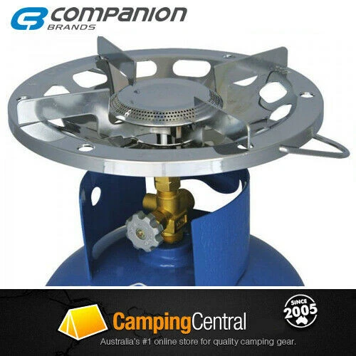 COMPANION SINGLE BURNER BBQ STOVE COOKER GAS CAMPING 2077-75 1 COMPANION SINGLE BURNER BBQ STOVE COOKER GAS CAMPING 2077-75