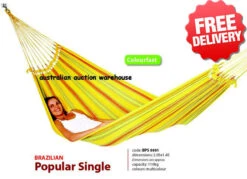 Brazilian Single Hammock Swing - 2.0m X 1.4m