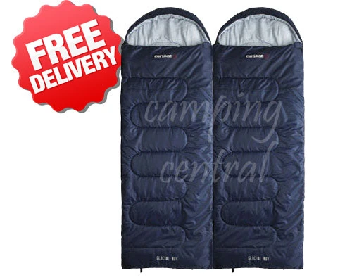 Caribee Glacial Bay Twin Duo Jumbo Sleeping Bag 0 Cel. 1 Caribee Glacial Bay Twin Duo Jumbo Sleeping Bag 0 Cel.