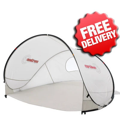 Caribee Pop Up Beach Tent Sun Shade UV Shelter (Latte) 1 Caribee Pop Up Beach Tent Sun Shade UV Shelter (Latte)