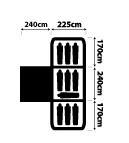 (SALES PROMOTION) OZtrail Chateau 10 Canvas Cabin Family Tent 3 (SALES PROMOTION) OZtrail Chateau 10 Canvas Cabin Family Tent - Image 3