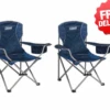 Coleman ISIT™ Quad Folding Portable Camping Picnic Arm Chair X 2