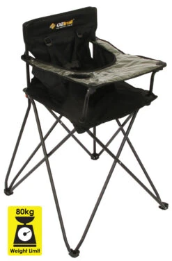 OZTRAIL HIGH CHAIR Stool Portable Camp Picnic Toddler Baby Eating Seat Food