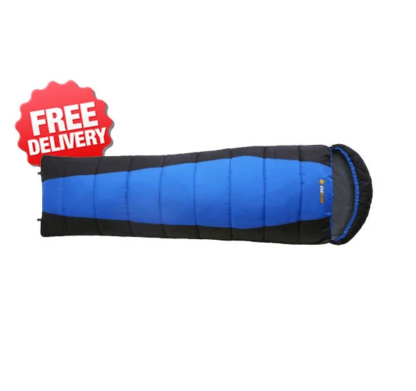 OZtrail Bowen Hooded Sleeping Bag +10 Cel. 1 OZtrail Bowen Hooded Sleeping Bag +10 Cel.