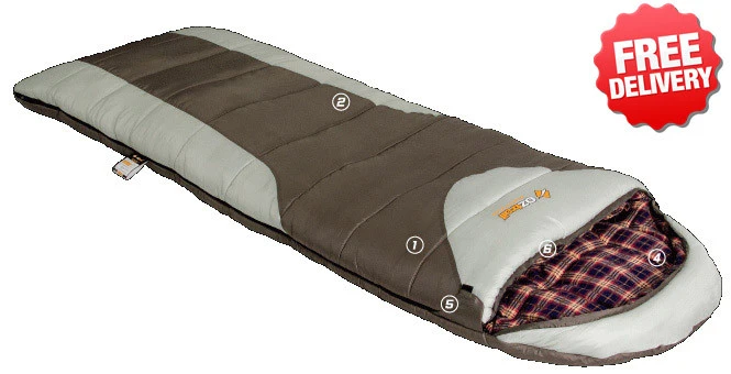 OZtrail Alpine View Jumbo -12 Celsius Sleeping Bag - 230 X 90cm 1 OZtrail Alpine View Jumbo -12 Celsius Sleeping Bag - 230 X 90cm