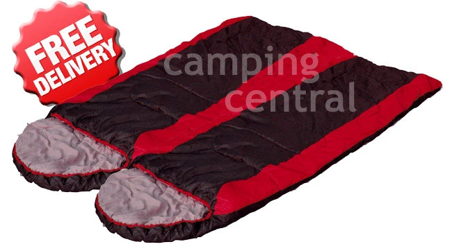 OZtrail Blaxland Jumbo -5 Cel. 240 X 90cm Sleeping Bags - Twin Pack 2 OZtrail Blaxland Jumbo -5 Cel. 240 X 90cm Sleeping Bags - Twin Pack - Image 2