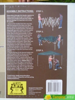 OZtrail (RED) Deluxe Gazebo Marquee Stall Stand 3 X 3 Metres 21 OZtrail (RED) Deluxe Gazebo Marquee Stall Stand 3 X 3 Metres -Camping Gear Central P1000202 71434.1395100141.1280.1280