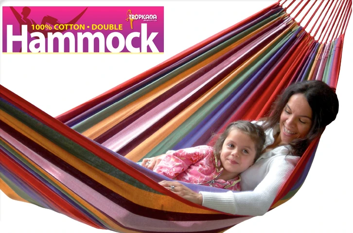 Tropicana Ningbo (Large) Double Cotton Hammock 1 Tropicana Ningbo (Large) Double Cotton Hammock