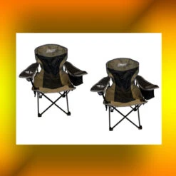 2 X COLEMAN JUNIOR KIDS COOLER CHAIR Camping Picnic Arm 1360910