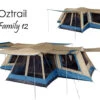 OZTRAIL FAMILY 12 Person (4 ROOM) Dome Family Tent - Sleeps 12