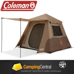 COLEMAN INSTANT UP 4P Silver Evo Tent Turbo Quick Tent 2126162
