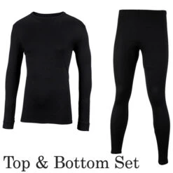 Thermal Polypropylene Underwear - Top & Bottom Long Johns Set