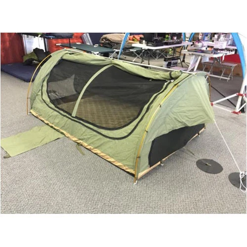 OZTRAIL WINTON DOUBLE (WATERPROOF PVC FLOOR) CANVAS DOME SWAG TENT 2 OZTRAIL WINTON DOUBLE (WATERPROOF PVC FLOOR) CANVAS DOME SWAG TENT - Image 2