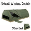 OZTRAIL WINTON DOUBLE (WATERPROOF PVC FLOOR) CANVAS DOME SWAG TENT
